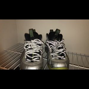 Air Foamposite One - Silver Volt Camo